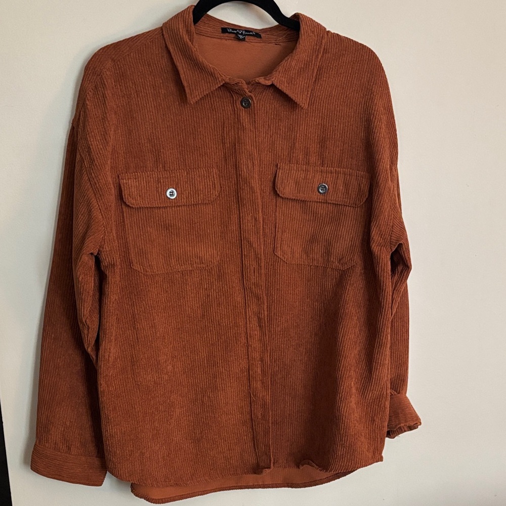 Velvet Heart women's Rust Corduroy Shirt Jacket
